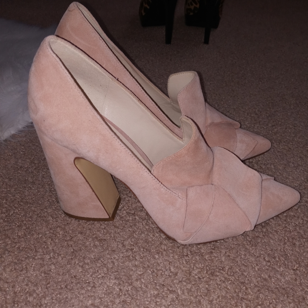 Nine west chunky heels